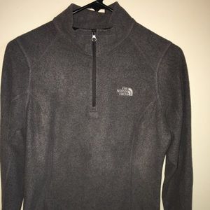 The North Face quarter zip hoodie